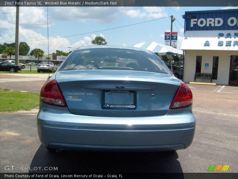Windveil Blue Metallic / Medium/Dark Flint 2007 Ford Taurus SE