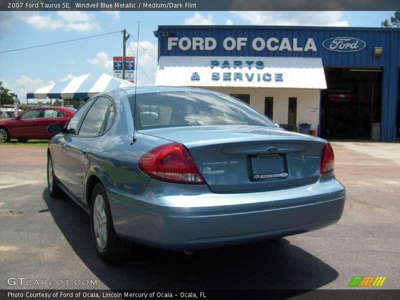 Windveil Blue Metallic / Medium/Dark Flint 2007 Ford Taurus SE