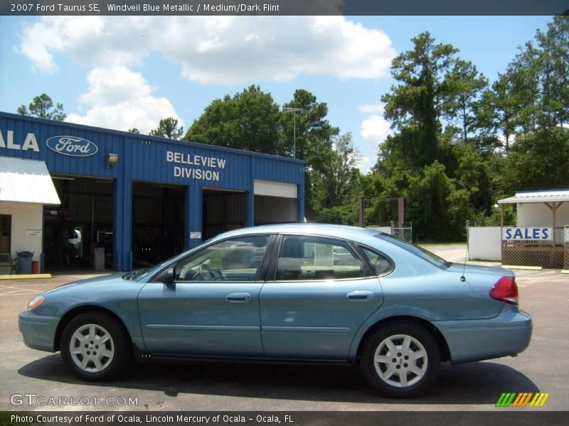 Windveil Blue Metallic / Medium/Dark Flint 2007 Ford Taurus SE