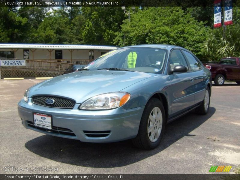 Windveil Blue Metallic / Medium/Dark Flint 2007 Ford Taurus SE