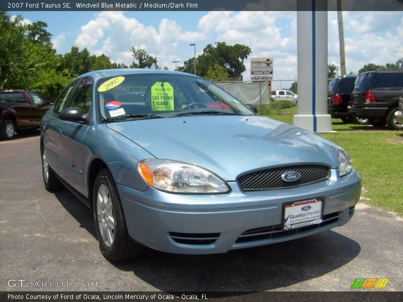 Windveil Blue Metallic / Medium/Dark Flint 2007 Ford Taurus SE