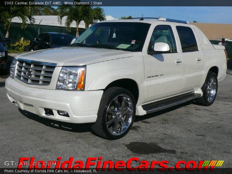 White Diamond / Shale 2003 Cadillac Escalade EXT AWD