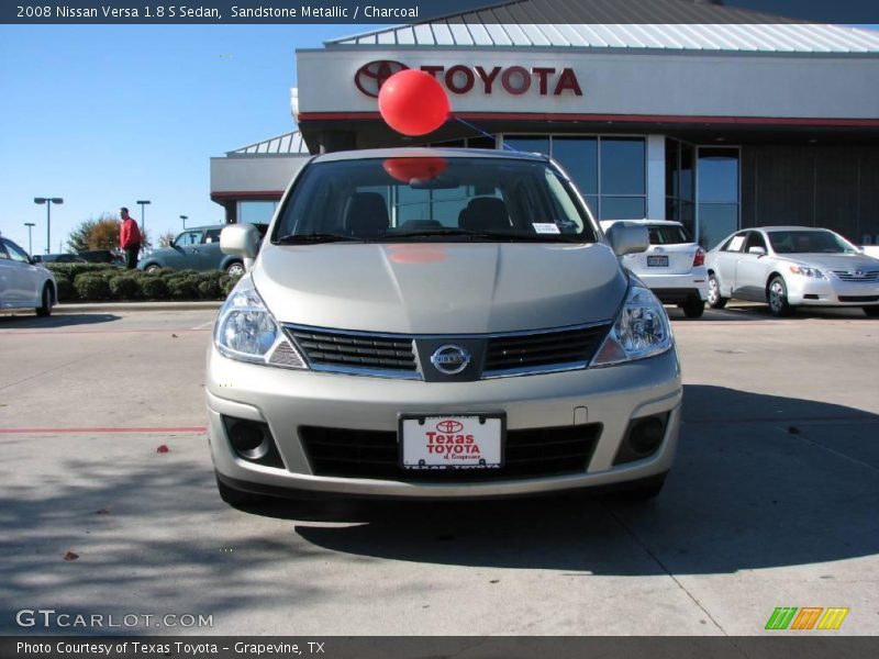 Sandstone Metallic / Charcoal 2008 Nissan Versa 1.8 S Sedan