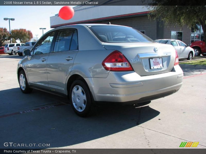 Sandstone Metallic / Charcoal 2008 Nissan Versa 1.8 S Sedan