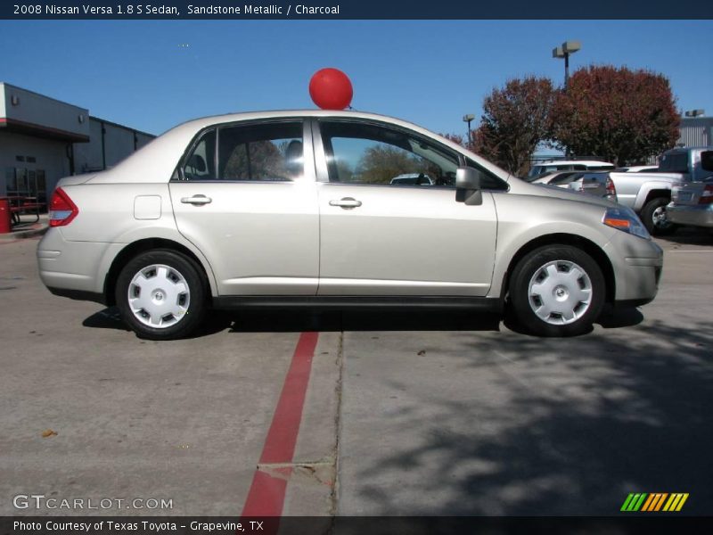 Sandstone Metallic / Charcoal 2008 Nissan Versa 1.8 S Sedan