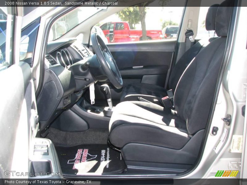 Sandstone Metallic / Charcoal 2008 Nissan Versa 1.8 S Sedan