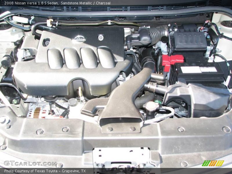 Sandstone Metallic / Charcoal 2008 Nissan Versa 1.8 S Sedan