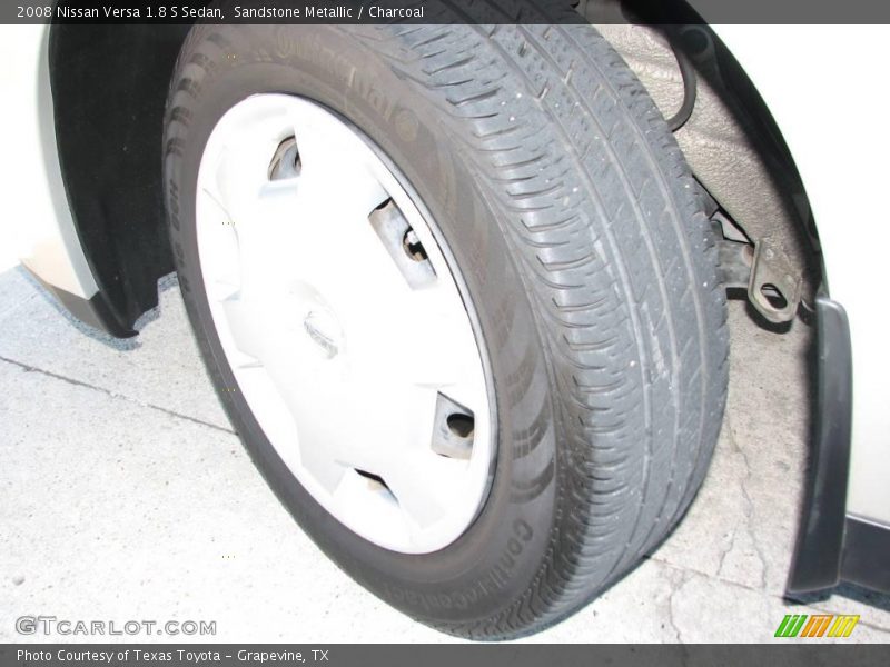 Sandstone Metallic / Charcoal 2008 Nissan Versa 1.8 S Sedan