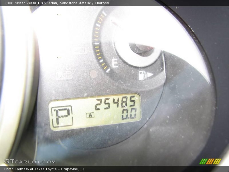 Sandstone Metallic / Charcoal 2008 Nissan Versa 1.8 S Sedan