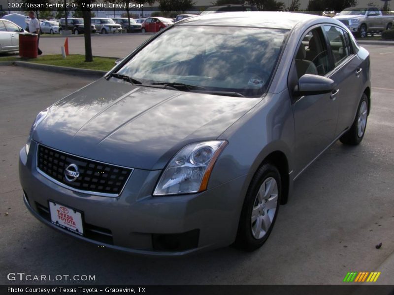 Magnetic Gray / Beige 2007 Nissan Sentra 2.0
