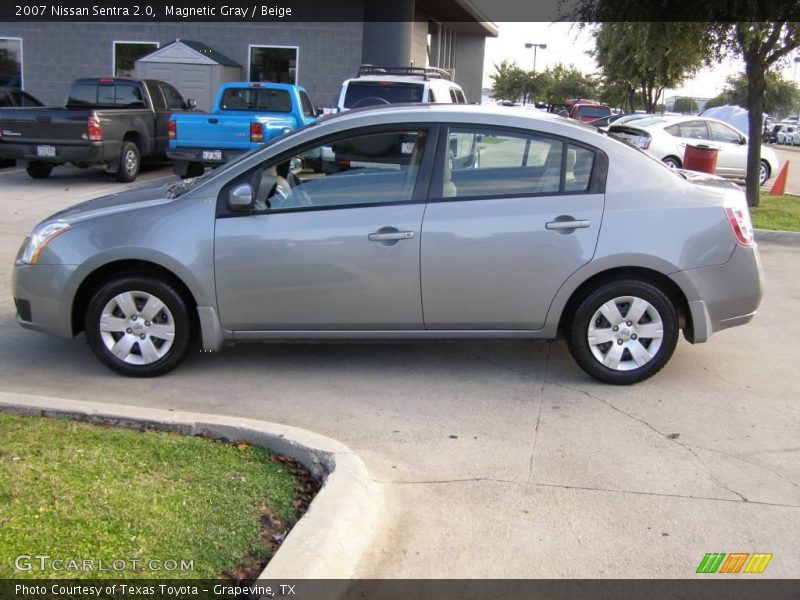 Magnetic Gray / Beige 2007 Nissan Sentra 2.0