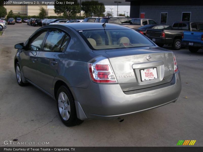 Magnetic Gray / Beige 2007 Nissan Sentra 2.0