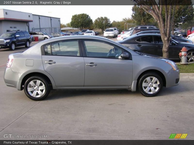 Magnetic Gray / Beige 2007 Nissan Sentra 2.0