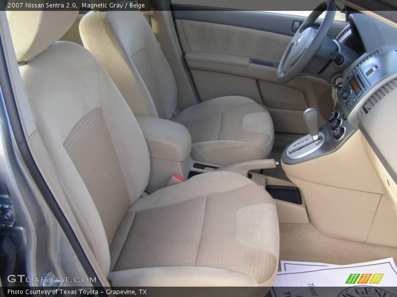 Magnetic Gray / Beige 2007 Nissan Sentra 2.0