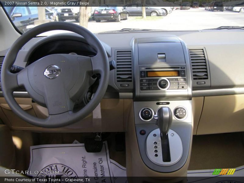 Magnetic Gray / Beige 2007 Nissan Sentra 2.0