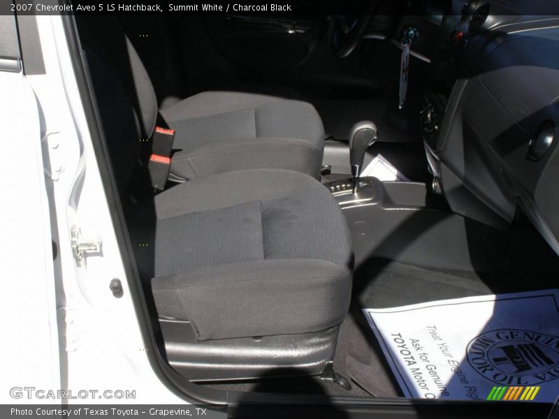 Summit White / Charcoal Black 2007 Chevrolet Aveo 5 LS Hatchback