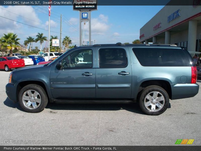 Stealth Gray Metallic / Light Titanium 2008 GMC Yukon XL SLT