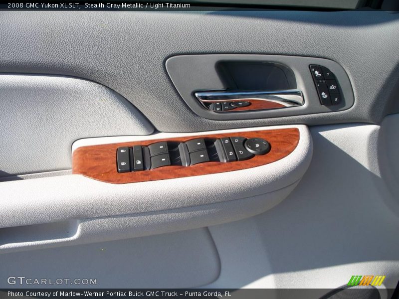 Stealth Gray Metallic / Light Titanium 2008 GMC Yukon XL SLT