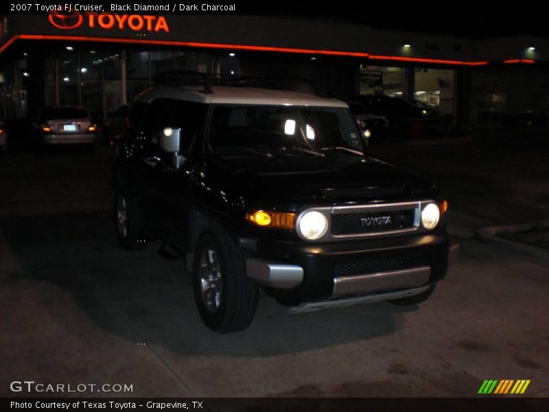 Black Diamond / Dark Charcoal 2007 Toyota FJ Cruiser