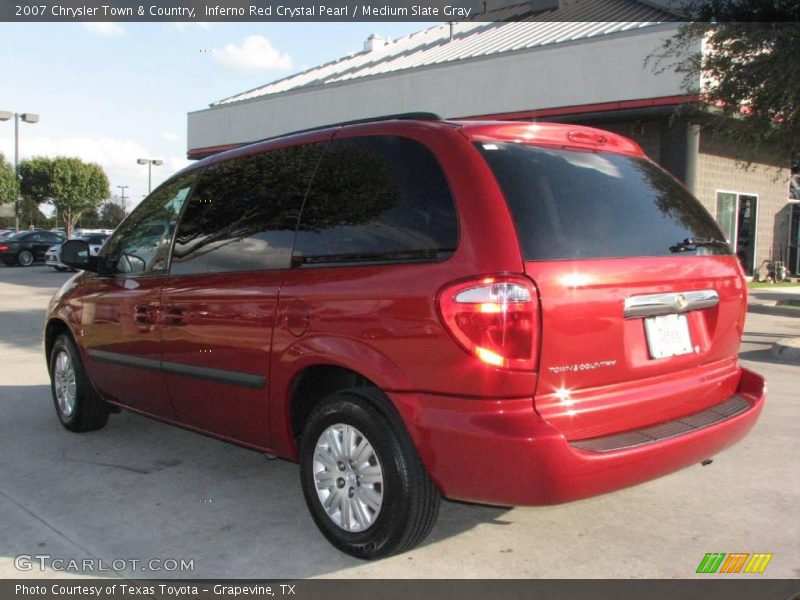 Inferno Red Crystal Pearl / Medium Slate Gray 2007 Chrysler Town & Country