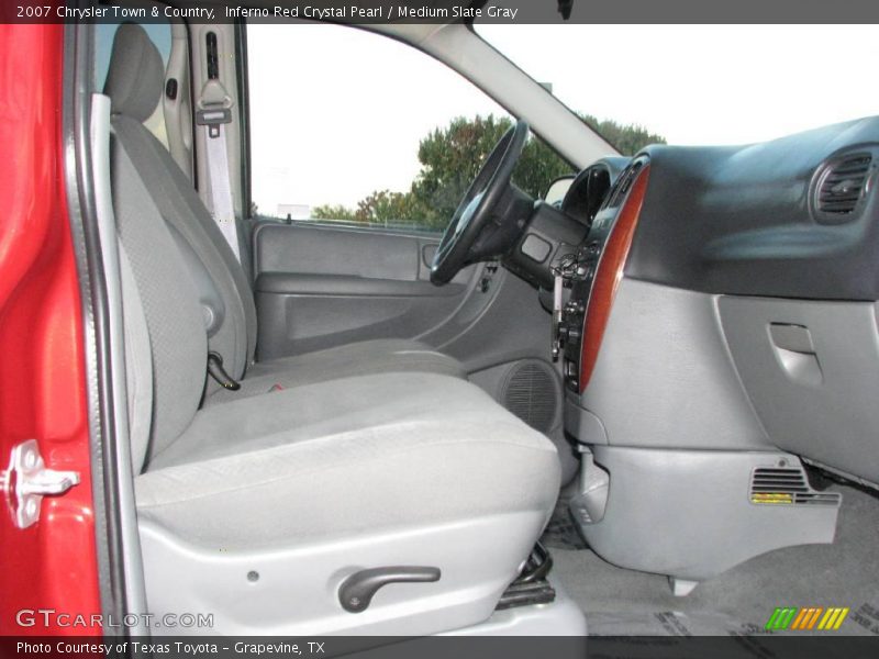 Inferno Red Crystal Pearl / Medium Slate Gray 2007 Chrysler Town & Country