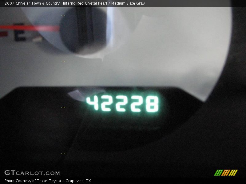 Inferno Red Crystal Pearl / Medium Slate Gray 2007 Chrysler Town & Country