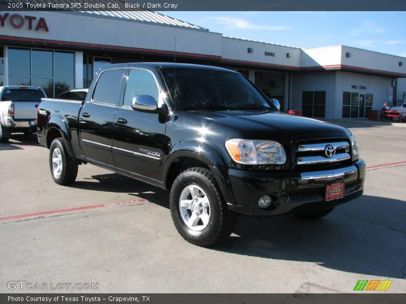Black / Dark Gray 2005 Toyota Tundra SR5 Double Cab