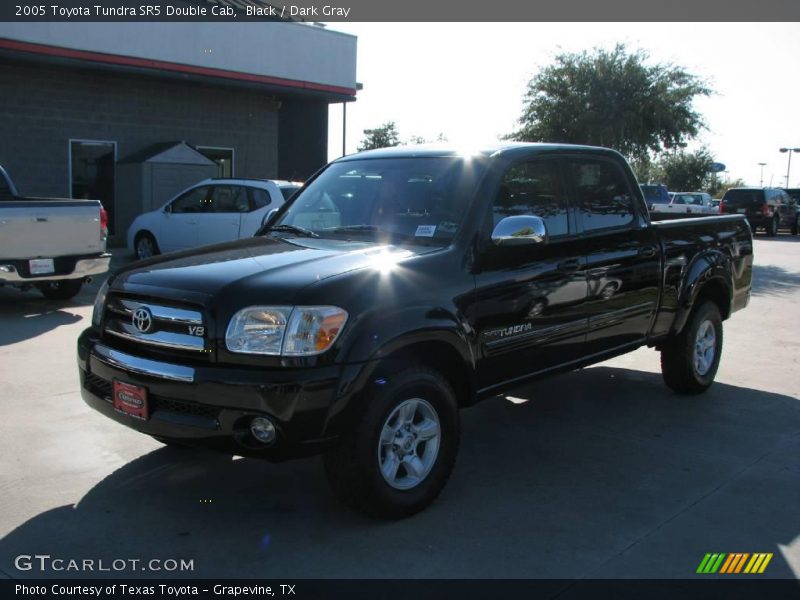 Black / Dark Gray 2005 Toyota Tundra SR5 Double Cab