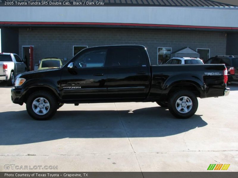 Black / Dark Gray 2005 Toyota Tundra SR5 Double Cab