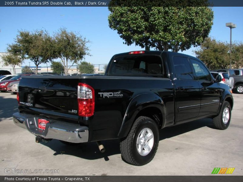 Black / Dark Gray 2005 Toyota Tundra SR5 Double Cab