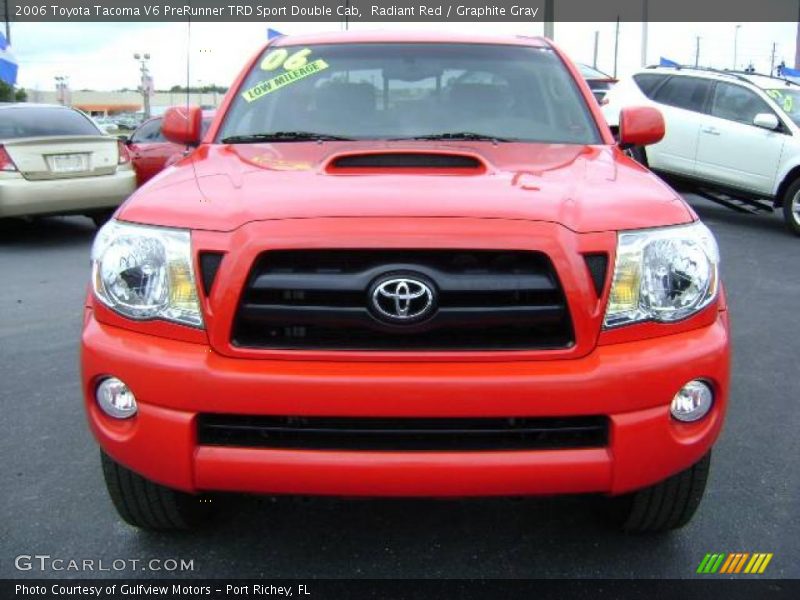 Radiant Red / Graphite Gray 2006 Toyota Tacoma V6 PreRunner TRD Sport Double Cab