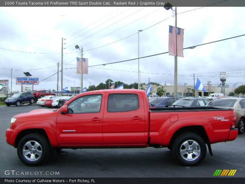 Radiant Red / Graphite Gray 2006 Toyota Tacoma V6 PreRunner TRD Sport Double Cab