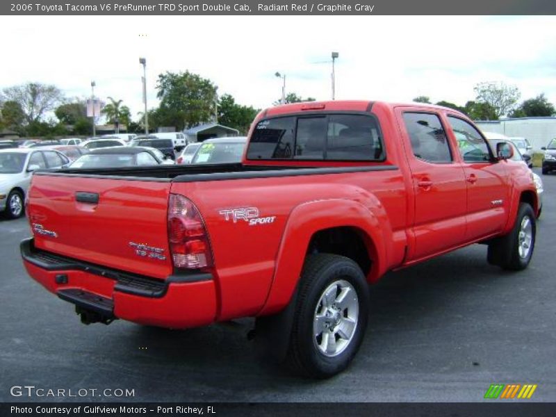 Radiant Red / Graphite Gray 2006 Toyota Tacoma V6 PreRunner TRD Sport Double Cab