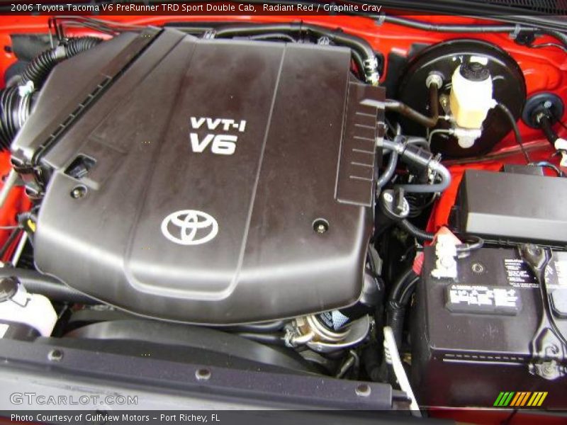 Radiant Red / Graphite Gray 2006 Toyota Tacoma V6 PreRunner TRD Sport Double Cab