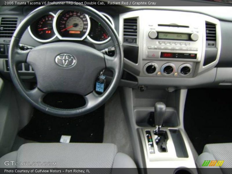 Radiant Red / Graphite Gray 2006 Toyota Tacoma V6 PreRunner TRD Sport Double Cab