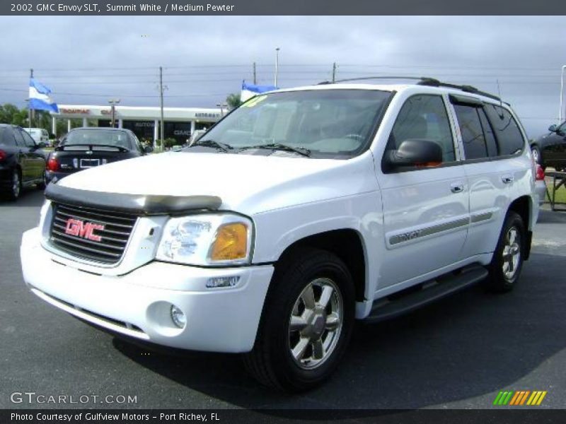 Summit White / Medium Pewter 2002 GMC Envoy SLT