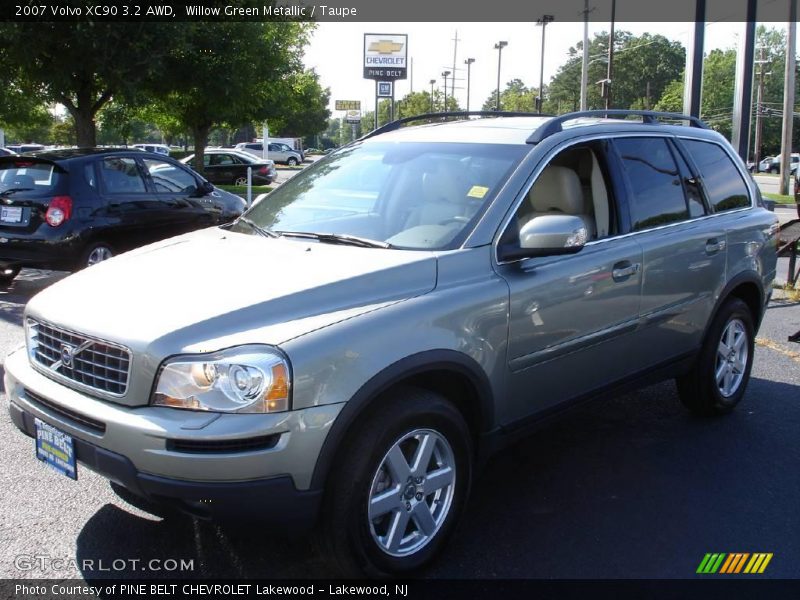 Willow Green Metallic / Taupe 2007 Volvo XC90 3.2 AWD