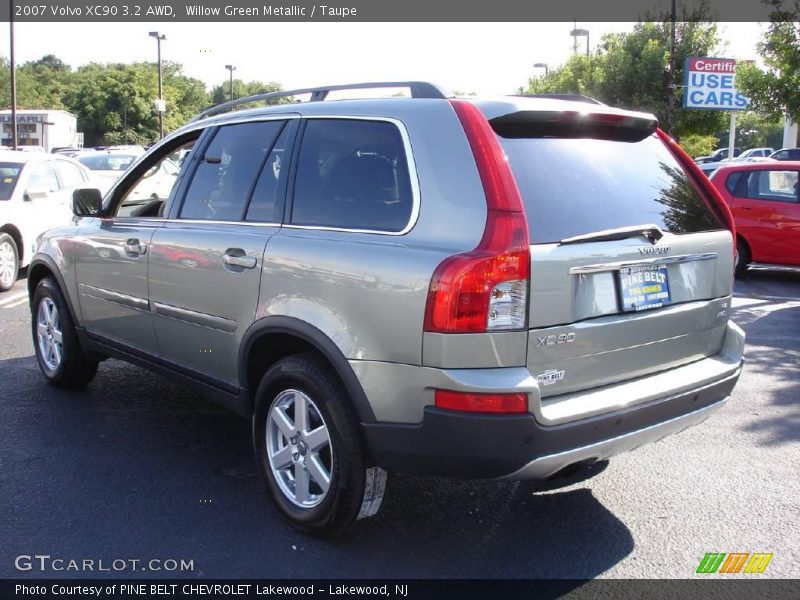 Willow Green Metallic / Taupe 2007 Volvo XC90 3.2 AWD
