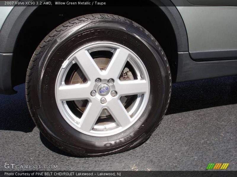 Willow Green Metallic / Taupe 2007 Volvo XC90 3.2 AWD