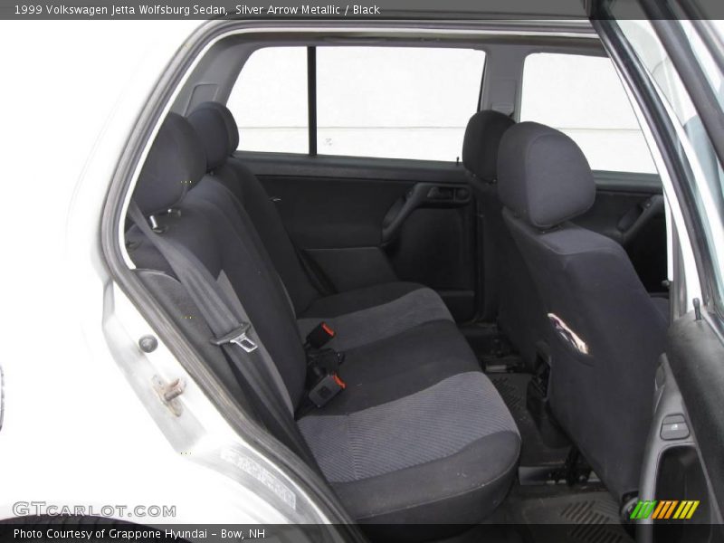 Silver Arrow Metallic / Black 1999 Volkswagen Jetta Wolfsburg Sedan
