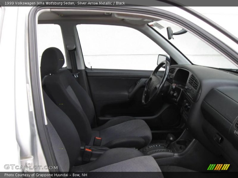 Silver Arrow Metallic / Black 1999 Volkswagen Jetta Wolfsburg Sedan