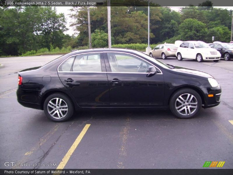 Black / Pure Beige 2006 Volkswagen Jetta 2.5 Sedan