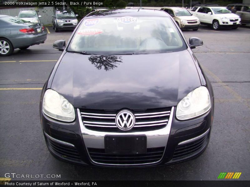 Black / Pure Beige 2006 Volkswagen Jetta 2.5 Sedan