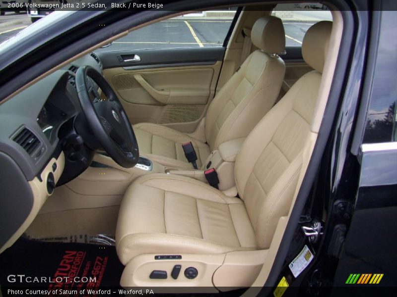 Black / Pure Beige 2006 Volkswagen Jetta 2.5 Sedan