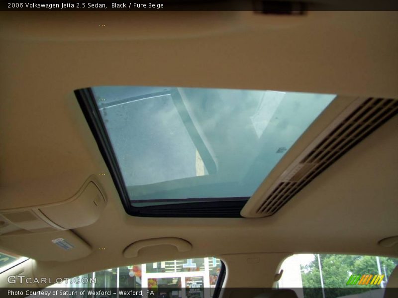 Black / Pure Beige 2006 Volkswagen Jetta 2.5 Sedan