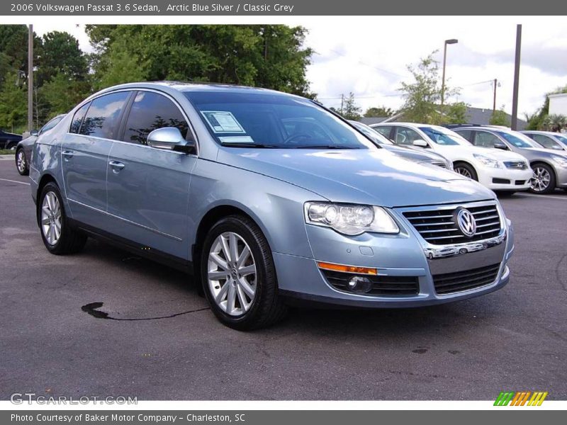 Arctic Blue Silver / Classic Grey 2006 Volkswagen Passat 3.6 Sedan
