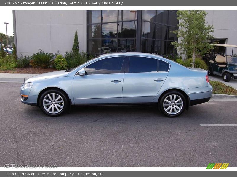 Arctic Blue Silver / Classic Grey 2006 Volkswagen Passat 3.6 Sedan
