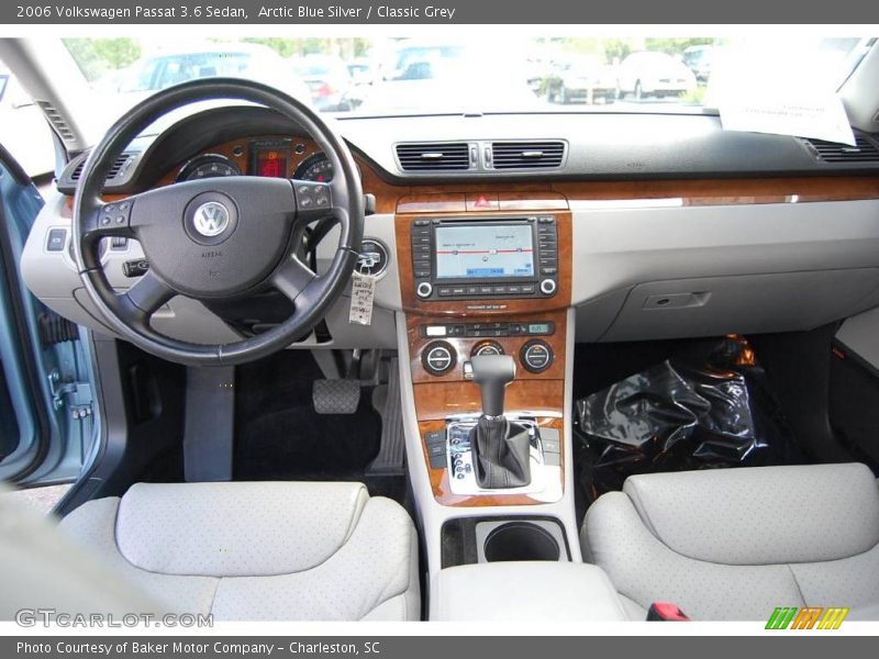 Arctic Blue Silver / Classic Grey 2006 Volkswagen Passat 3.6 Sedan