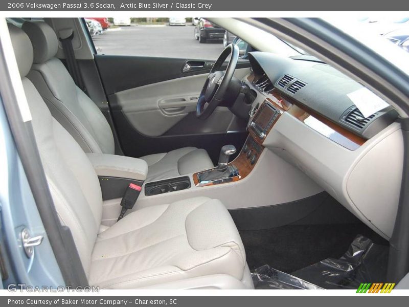 Arctic Blue Silver / Classic Grey 2006 Volkswagen Passat 3.6 Sedan