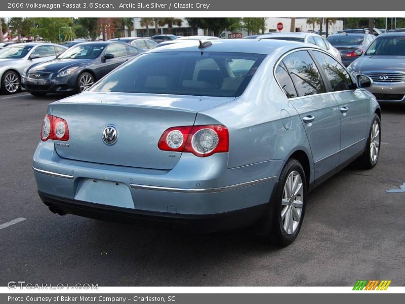 Arctic Blue Silver / Classic Grey 2006 Volkswagen Passat 3.6 Sedan